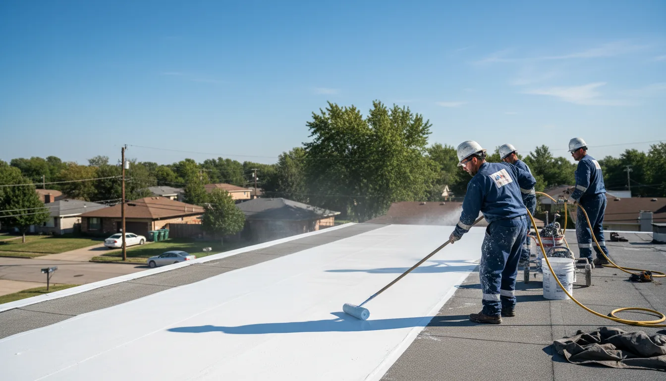 Commercial roof coating in Gypsum, OH near me